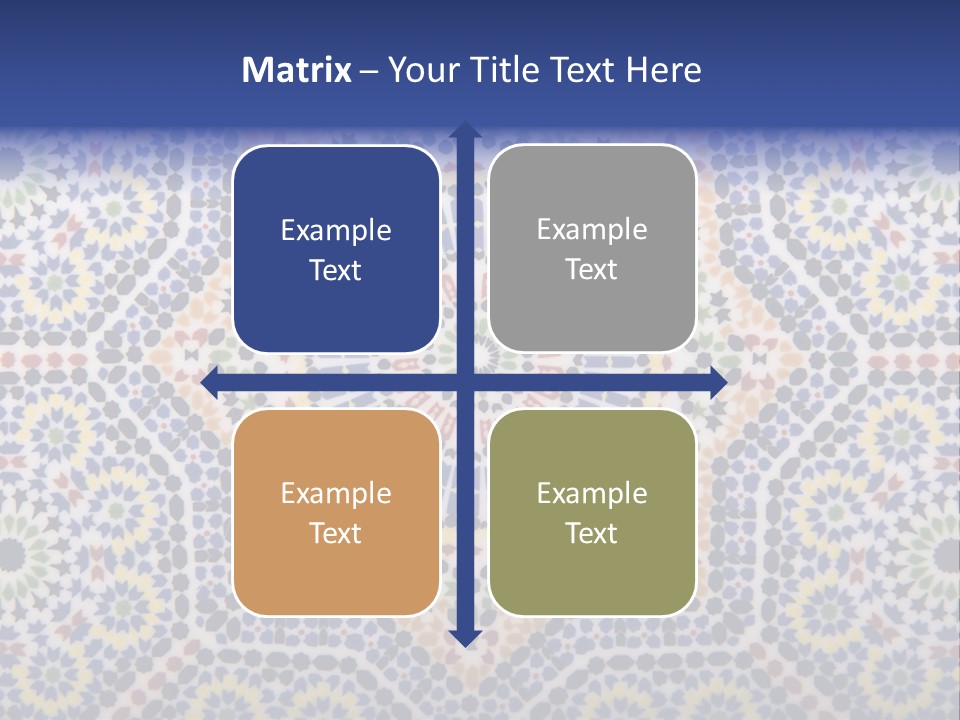Morocco Traditional Tile PowerPoint Template