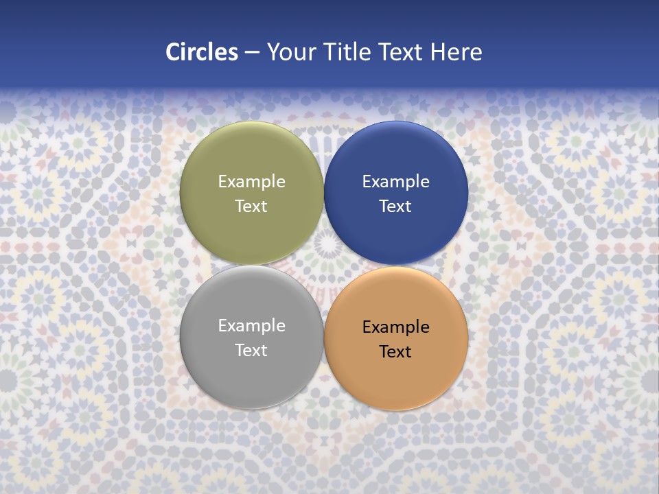 Morocco Traditional Tile PowerPoint Template
