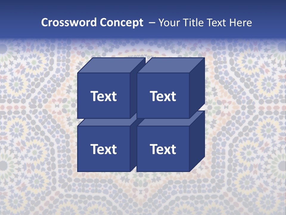 Morocco Traditional Tile PowerPoint Template