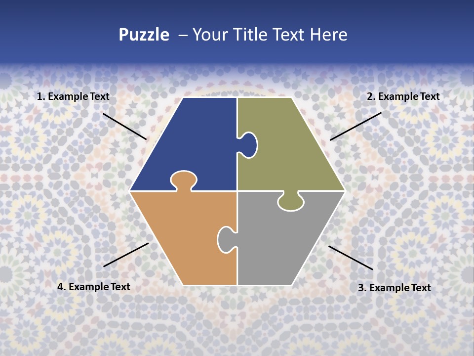 Morocco Traditional Tile PowerPoint Template