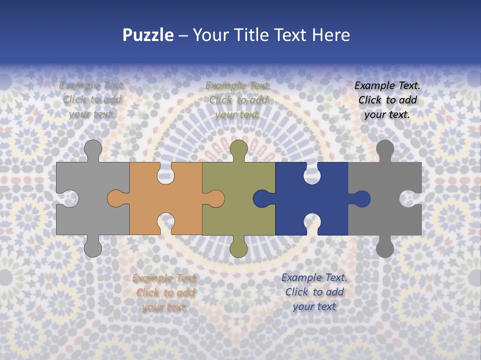 Morocco Traditional Tile PowerPoint Template