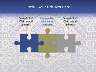 Morocco Traditional Tile PowerPoint Template