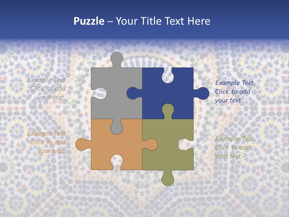 Morocco Traditional Tile PowerPoint Template