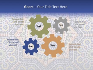 Morocco Traditional Tile PowerPoint Template
