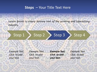 Morocco Traditional Tile PowerPoint Template