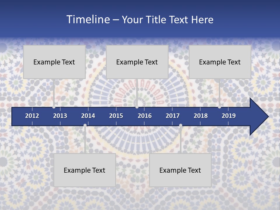 Morocco Traditional Tile PowerPoint Template