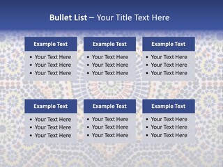 Morocco Traditional Tile PowerPoint Template