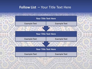 Morocco Traditional Tile PowerPoint Template