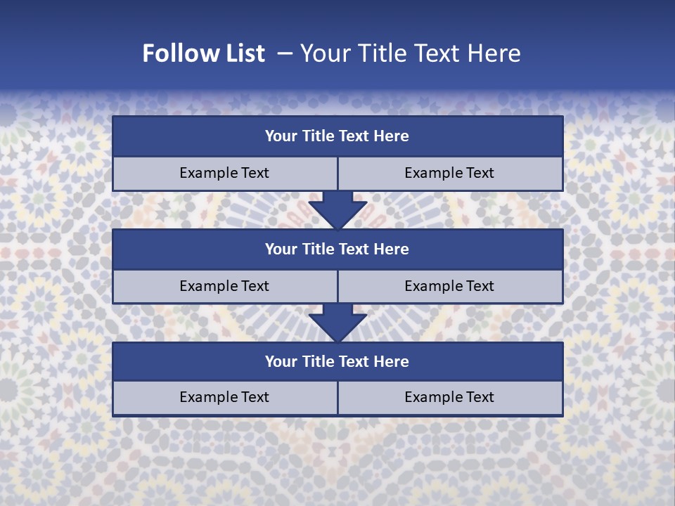 Morocco Traditional Tile PowerPoint Template