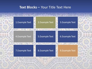 Morocco Traditional Tile PowerPoint Template