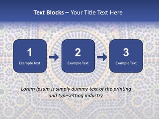 Morocco Traditional Tile PowerPoint Template