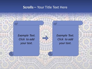 Morocco Traditional Tile PowerPoint Template