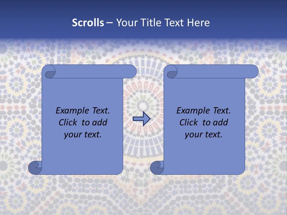 Morocco Traditional Tile PowerPoint Template