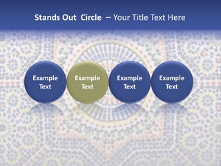 Morocco Traditional Tile PowerPoint Template