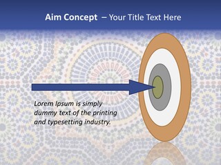 Morocco Traditional Tile PowerPoint Template