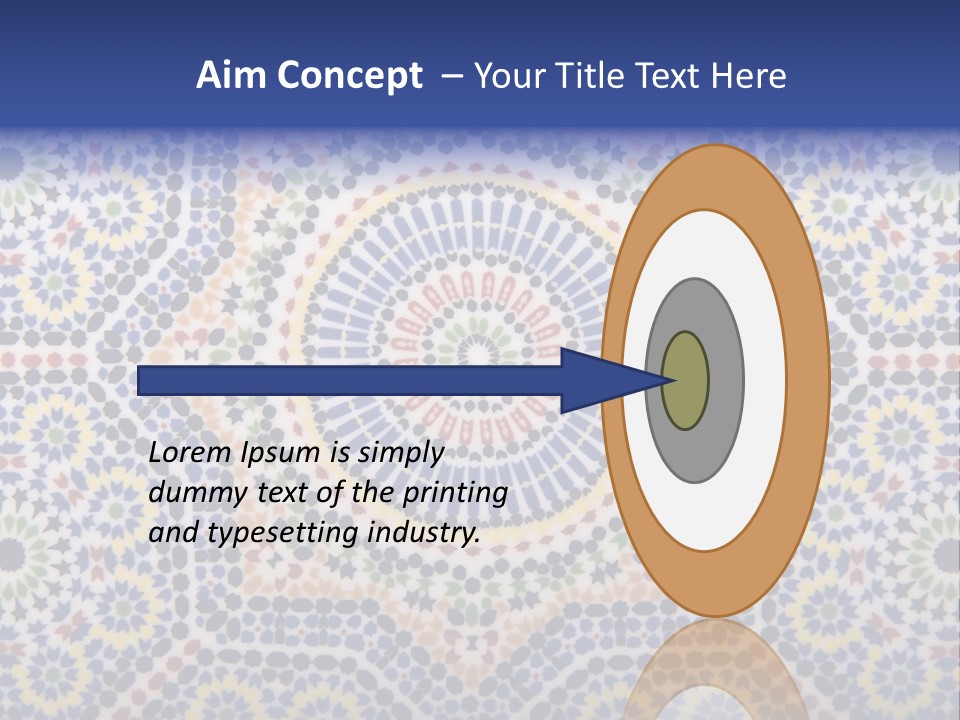 Morocco Traditional Tile PowerPoint Template