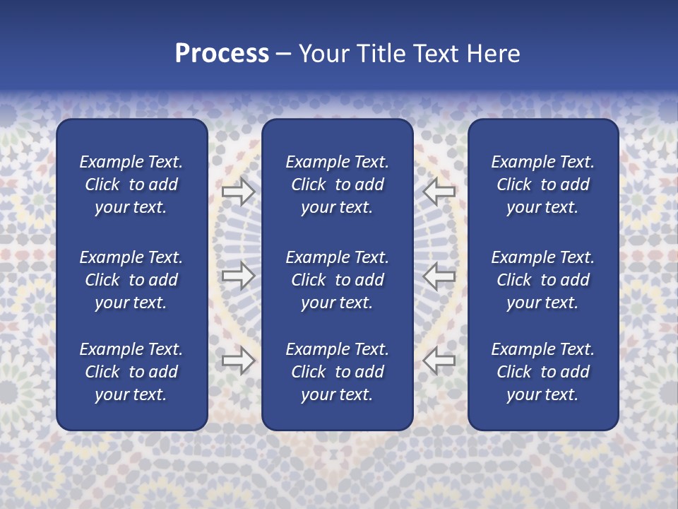 Morocco Traditional Tile PowerPoint Template