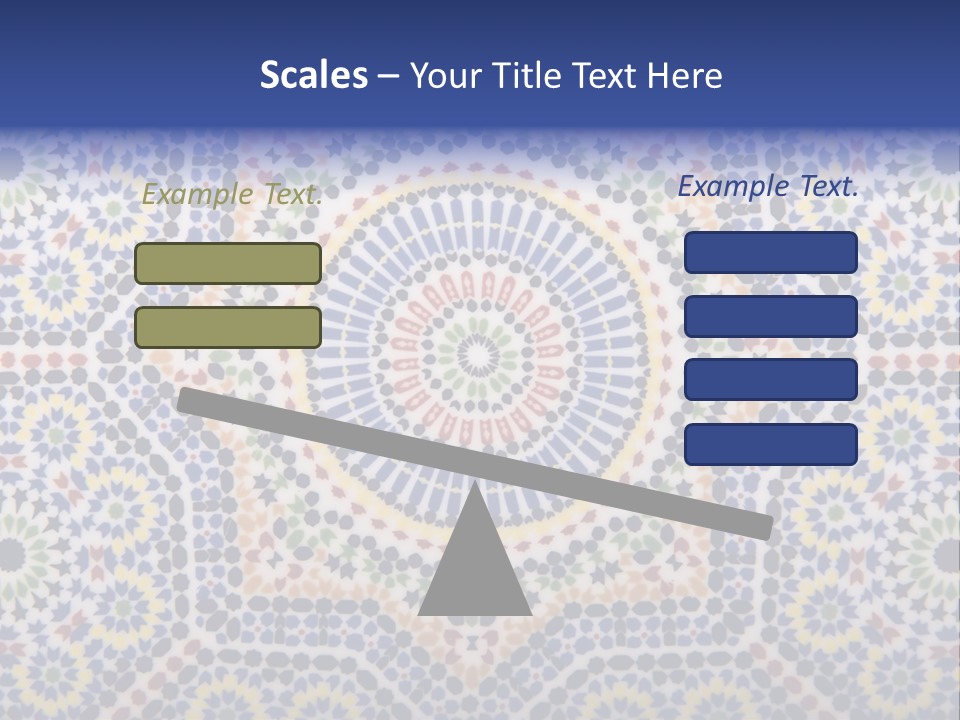 Morocco Traditional Tile PowerPoint Template