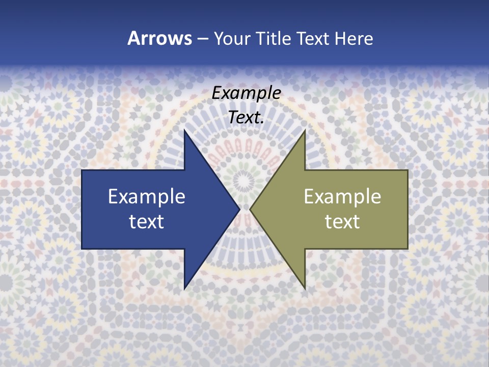 Morocco Traditional Tile PowerPoint Template