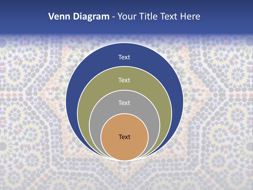 Morocco Traditional Tile PowerPoint Template