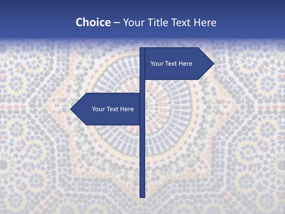 Morocco Traditional Tile PowerPoint Template