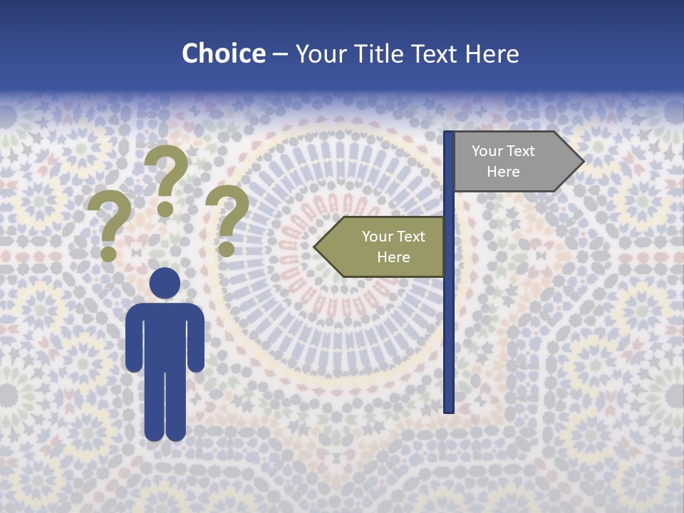 Morocco Traditional Tile PowerPoint Template