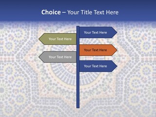 Morocco Traditional Tile PowerPoint Template