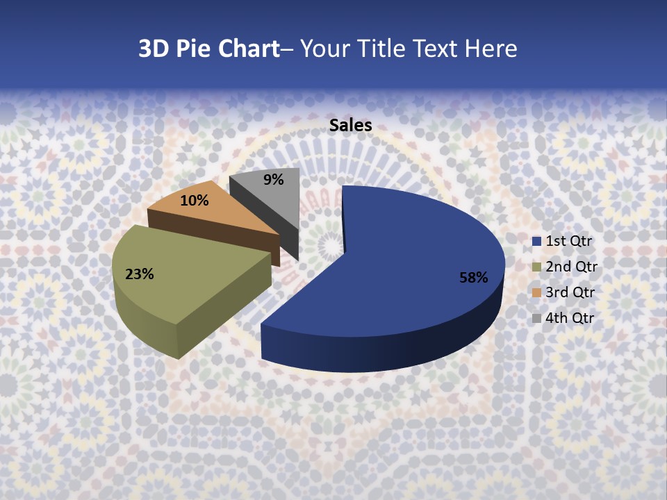 Morocco Traditional Tile PowerPoint Template