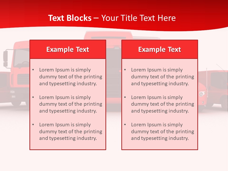 Transport Power PowerPoint Template