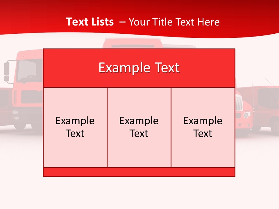 Transport Power PowerPoint Template
