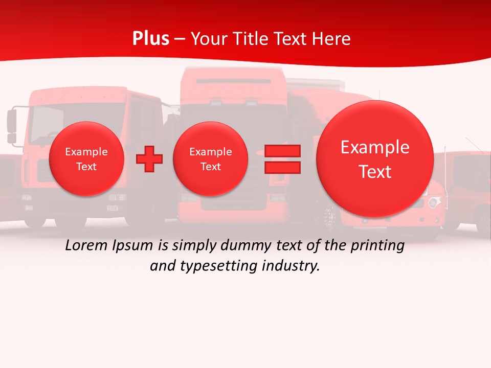 Transport Power PowerPoint Template