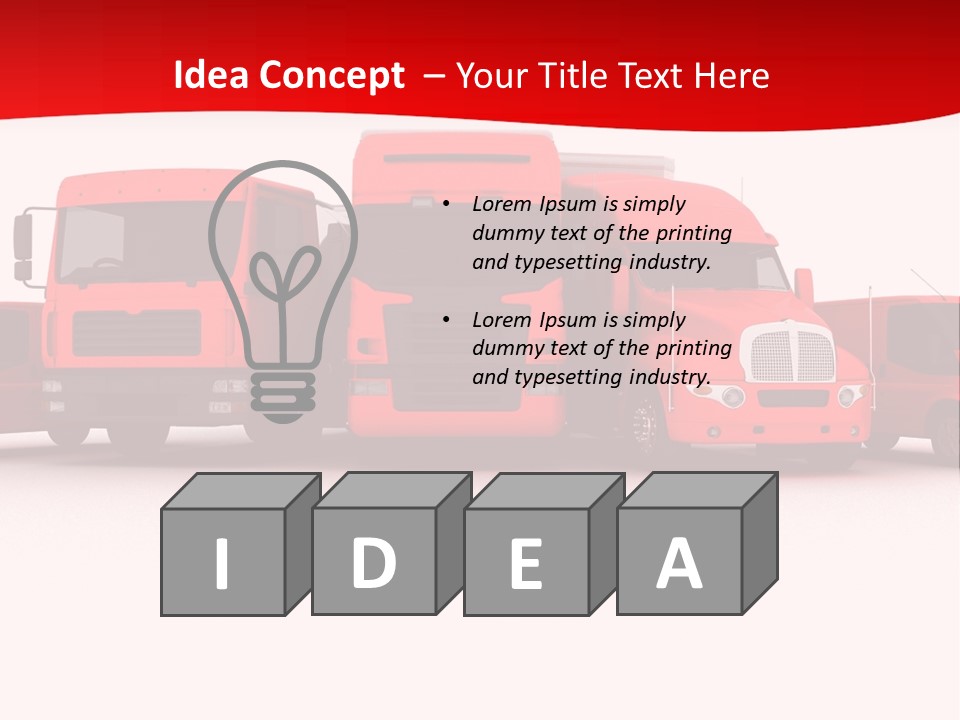 Transport Power PowerPoint Template
