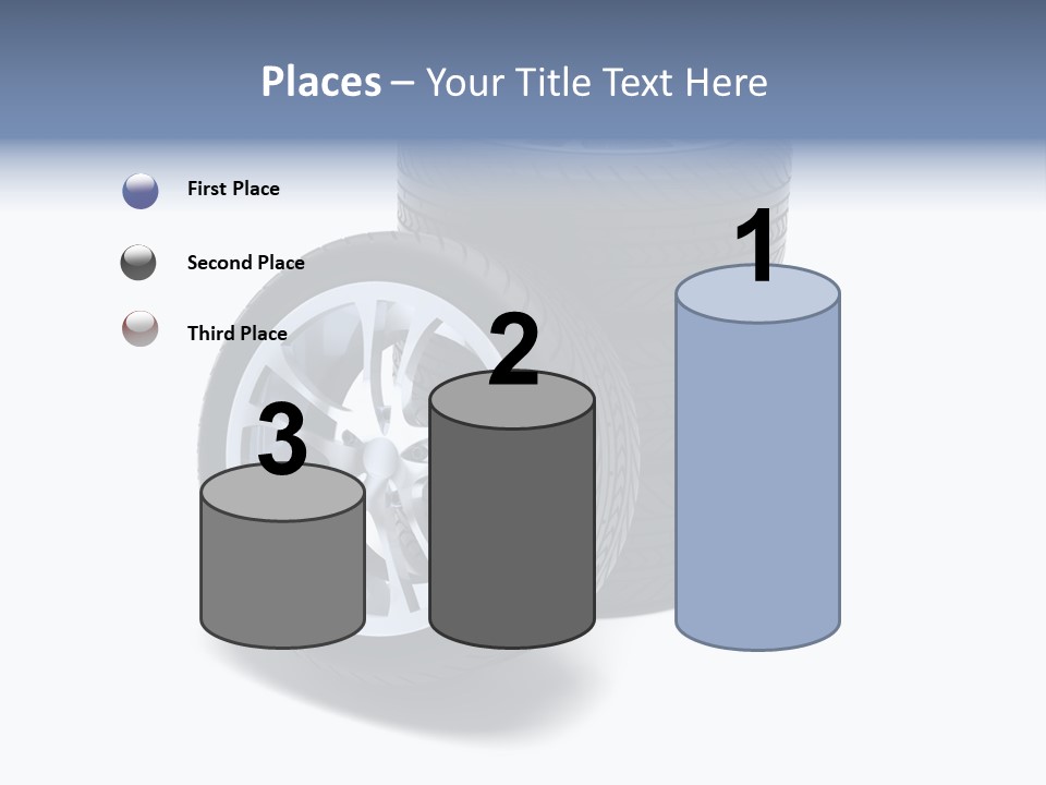 Hoop Tread Isolated PowerPoint Template
