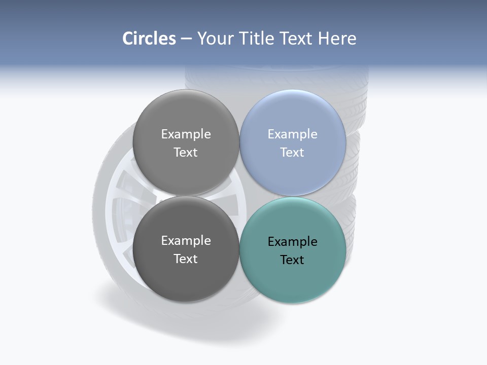 Hoop Tread Isolated PowerPoint Template