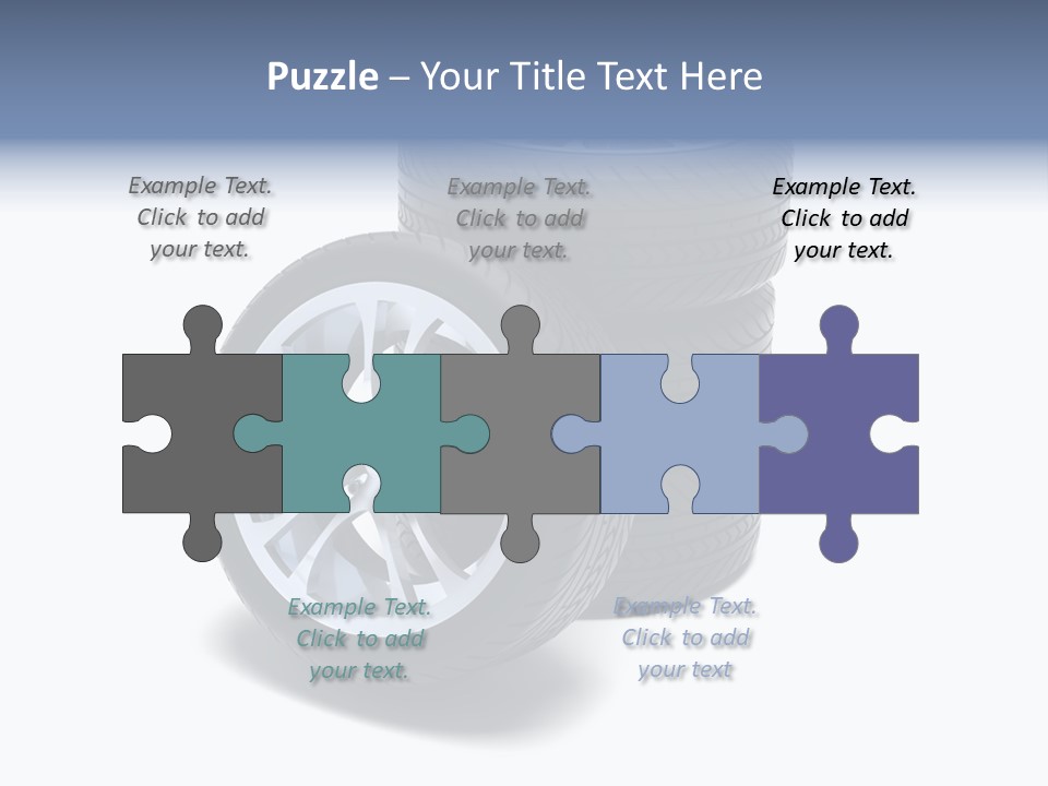 Hoop Tread Isolated PowerPoint Template