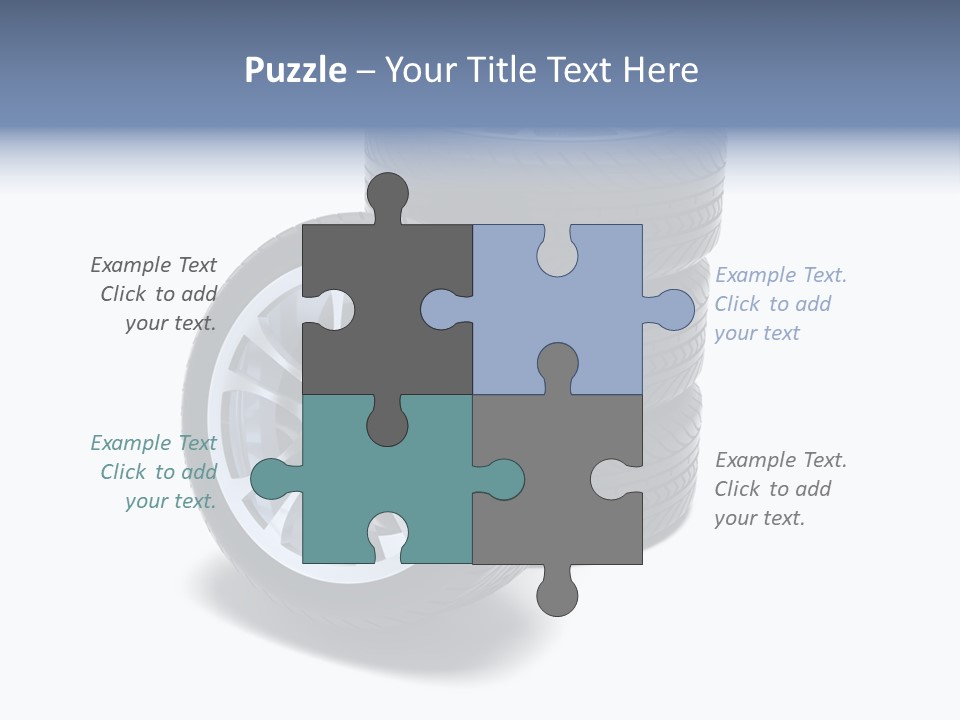 Hoop Tread Isolated PowerPoint Template