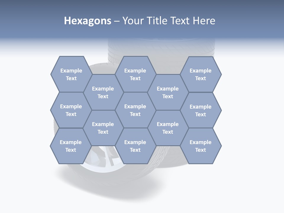 Hoop Tread Isolated PowerPoint Template