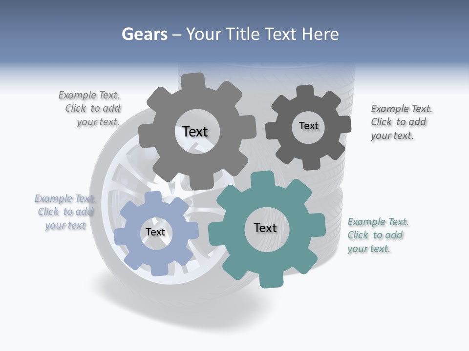 Hoop Tread Isolated PowerPoint Template