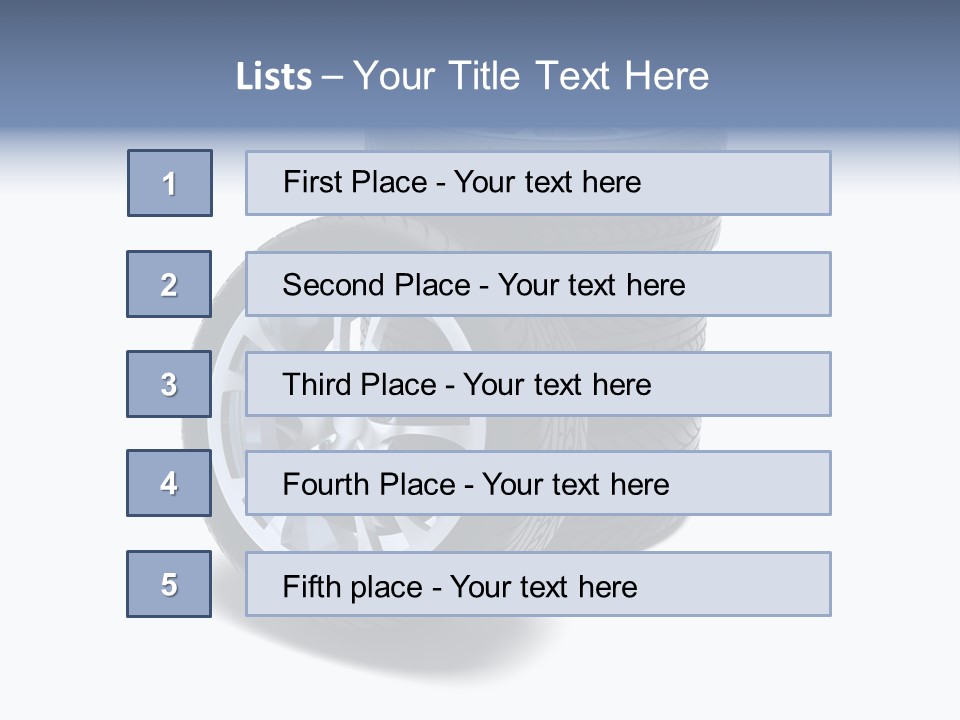Hoop Tread Isolated PowerPoint Template