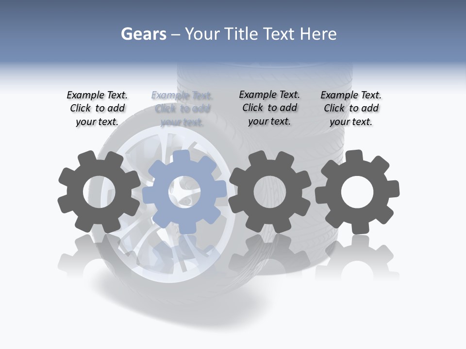 Hoop Tread Isolated PowerPoint Template