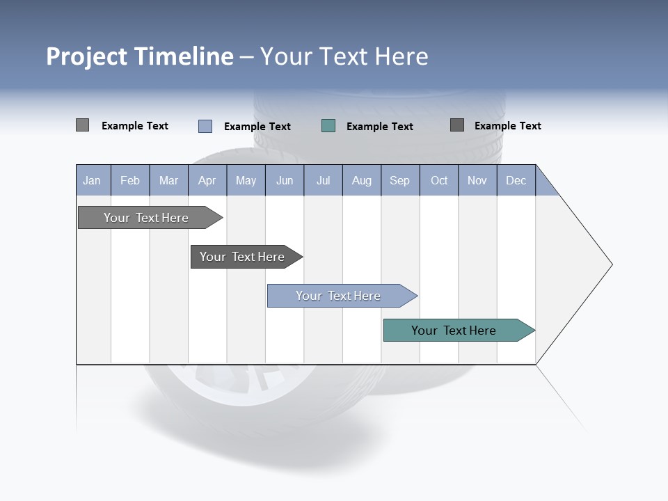 Hoop Tread Isolated PowerPoint Template