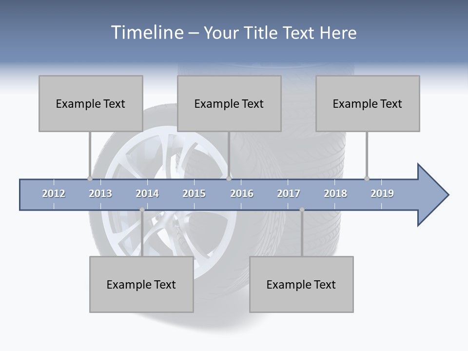 Hoop Tread Isolated PowerPoint Template