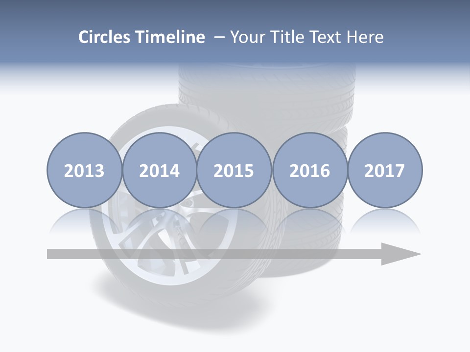 Hoop Tread Isolated PowerPoint Template