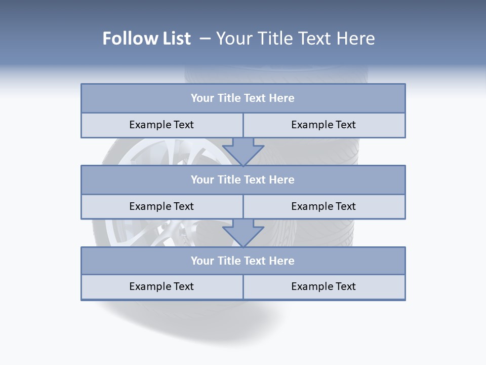 Hoop Tread Isolated PowerPoint Template