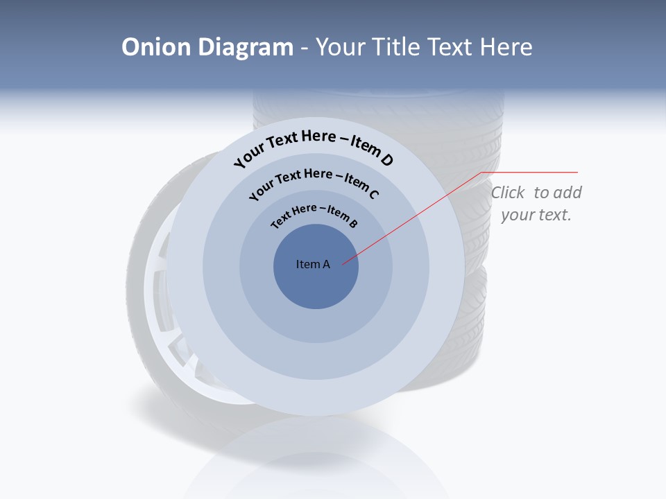 Hoop Tread Isolated PowerPoint Template