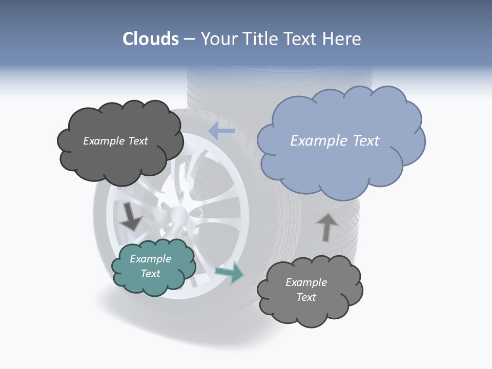 Hoop Tread Isolated PowerPoint Template