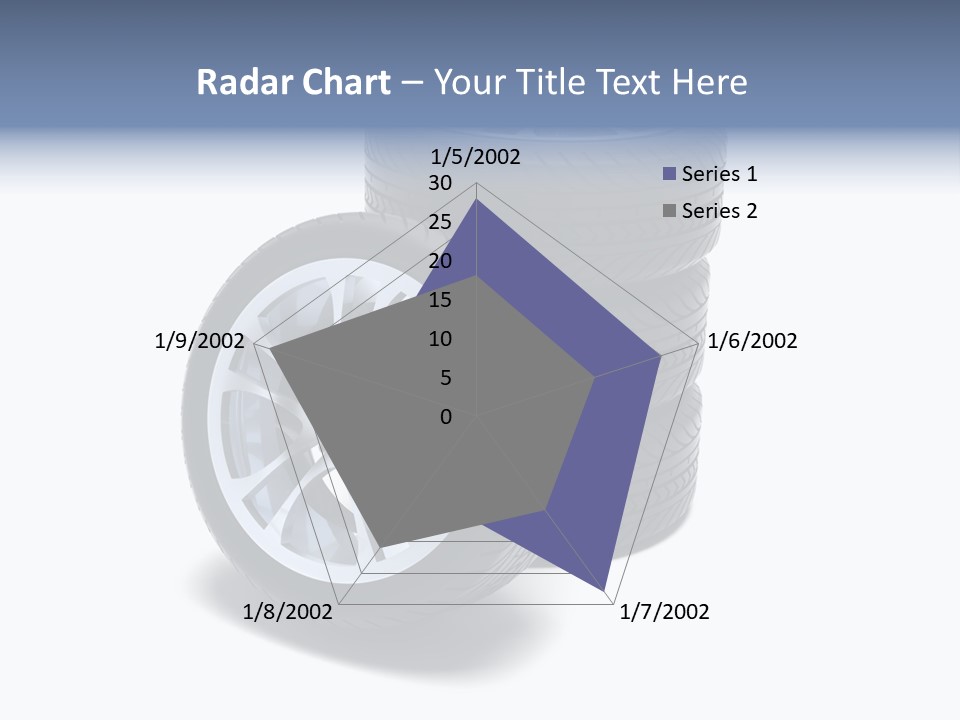 Hoop Tread Isolated PowerPoint Template