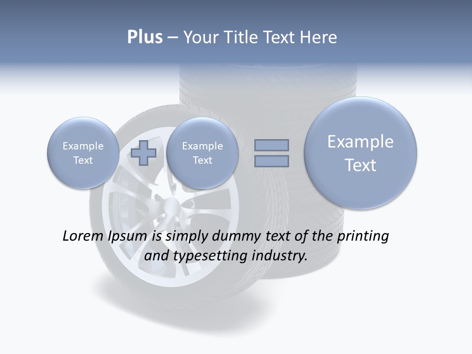 Hoop Tread Isolated PowerPoint Template