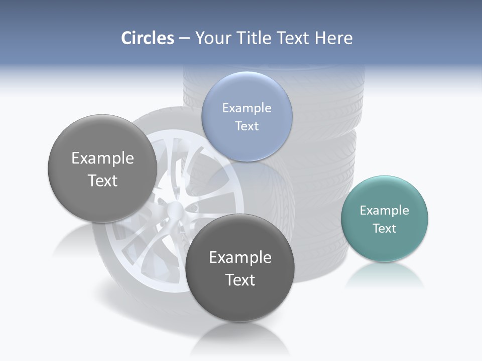 Hoop Tread Isolated PowerPoint Template