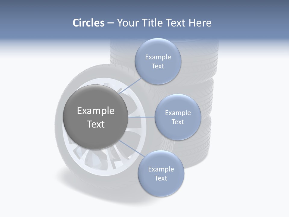 Hoop Tread Isolated PowerPoint Template